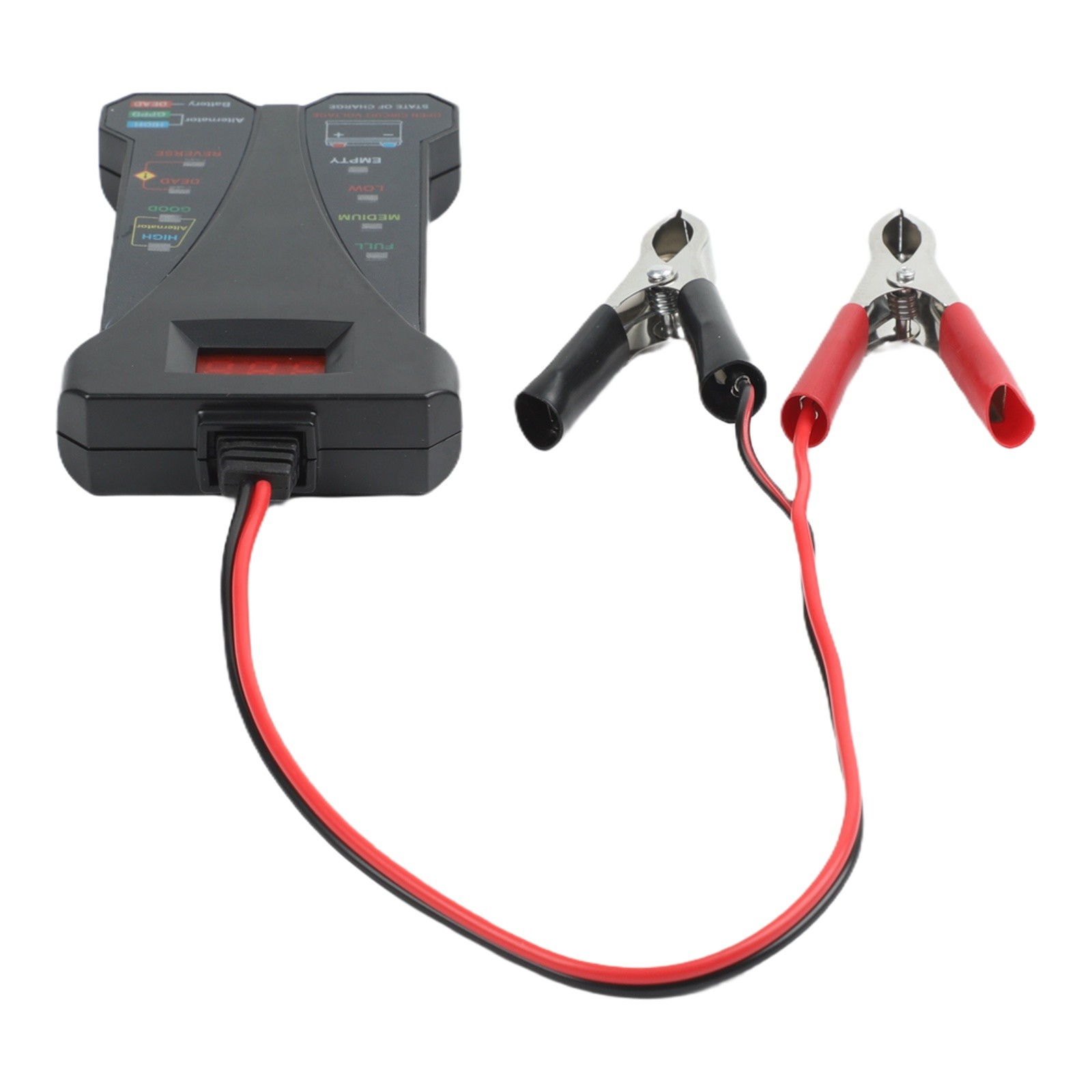 Digital Car Battery Tester 12V Load Tester with Voltmeter and Alternator Status