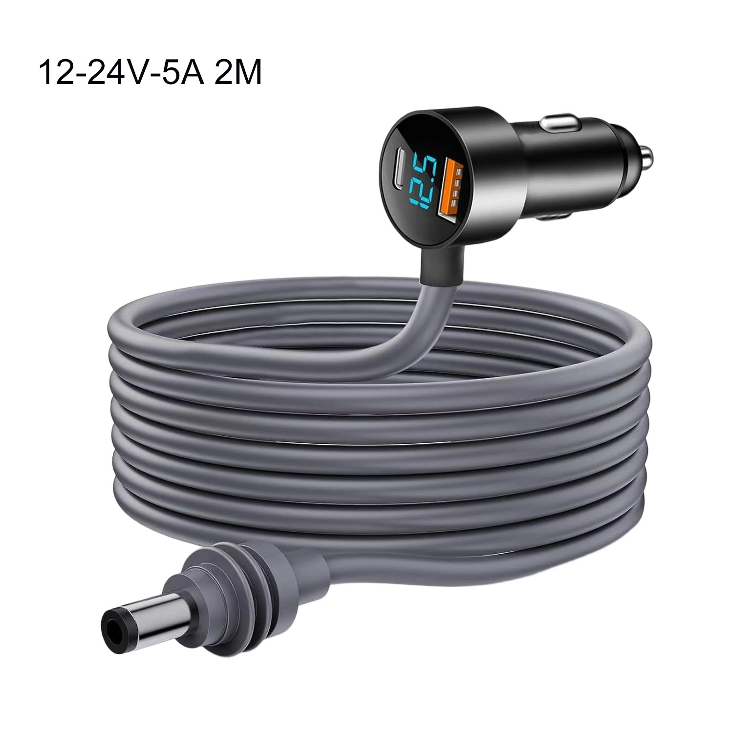 For Starlink For Mini Compatible 3-in-1 Car Power Supply 12V-24V Dual USB