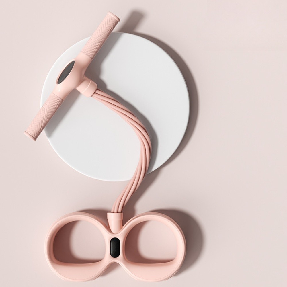 Abdominal Puller with 6 High Resistance Elastic Tubes for For HOME Workouts