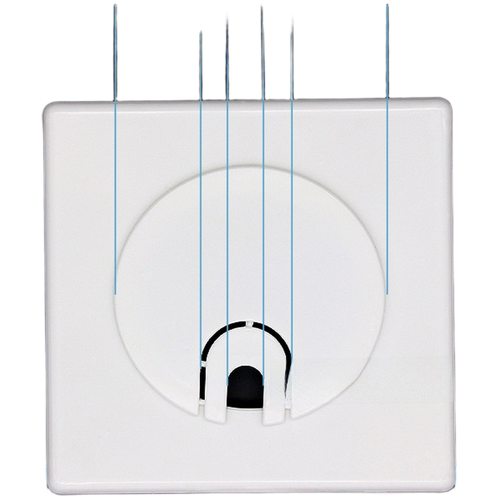 For Air Conditioner Wall Hole Cover ABS Split Design Removable Center 8.6×8.6cm