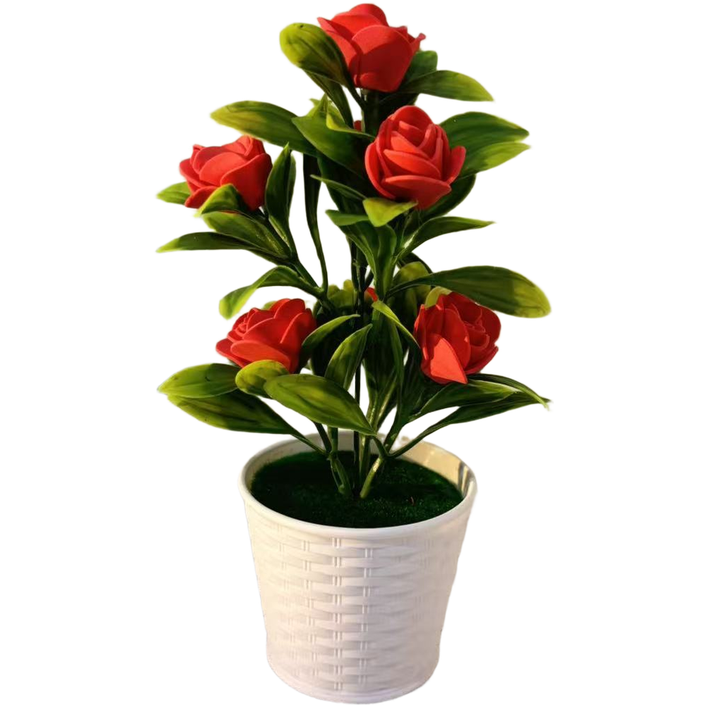 Artificial Roses Made of Foam and Plastic for Year-Round For Home Decor