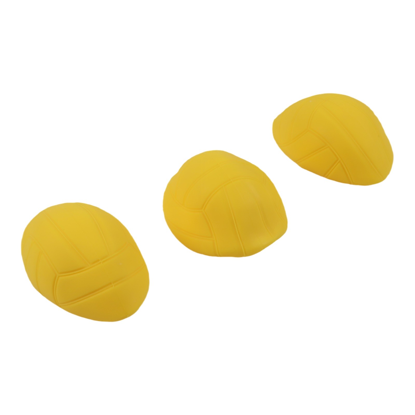 2PCS Volleyballs for Mini Sports Games Replacement Soft PVC Yellow Roundnet - Produktbild 8
