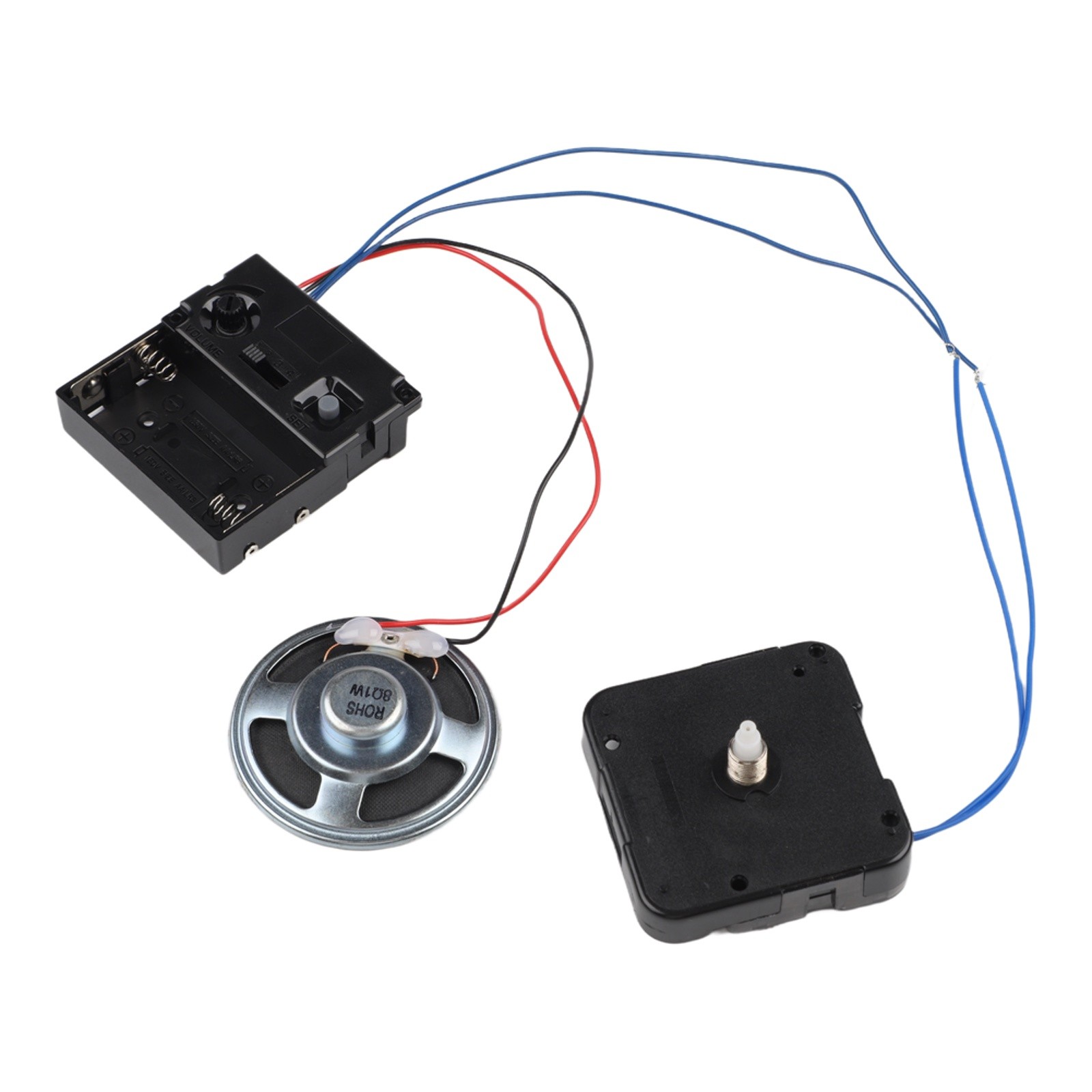 Music Box Clock Repair Kit Includes Clock Hands and Movement for For horn