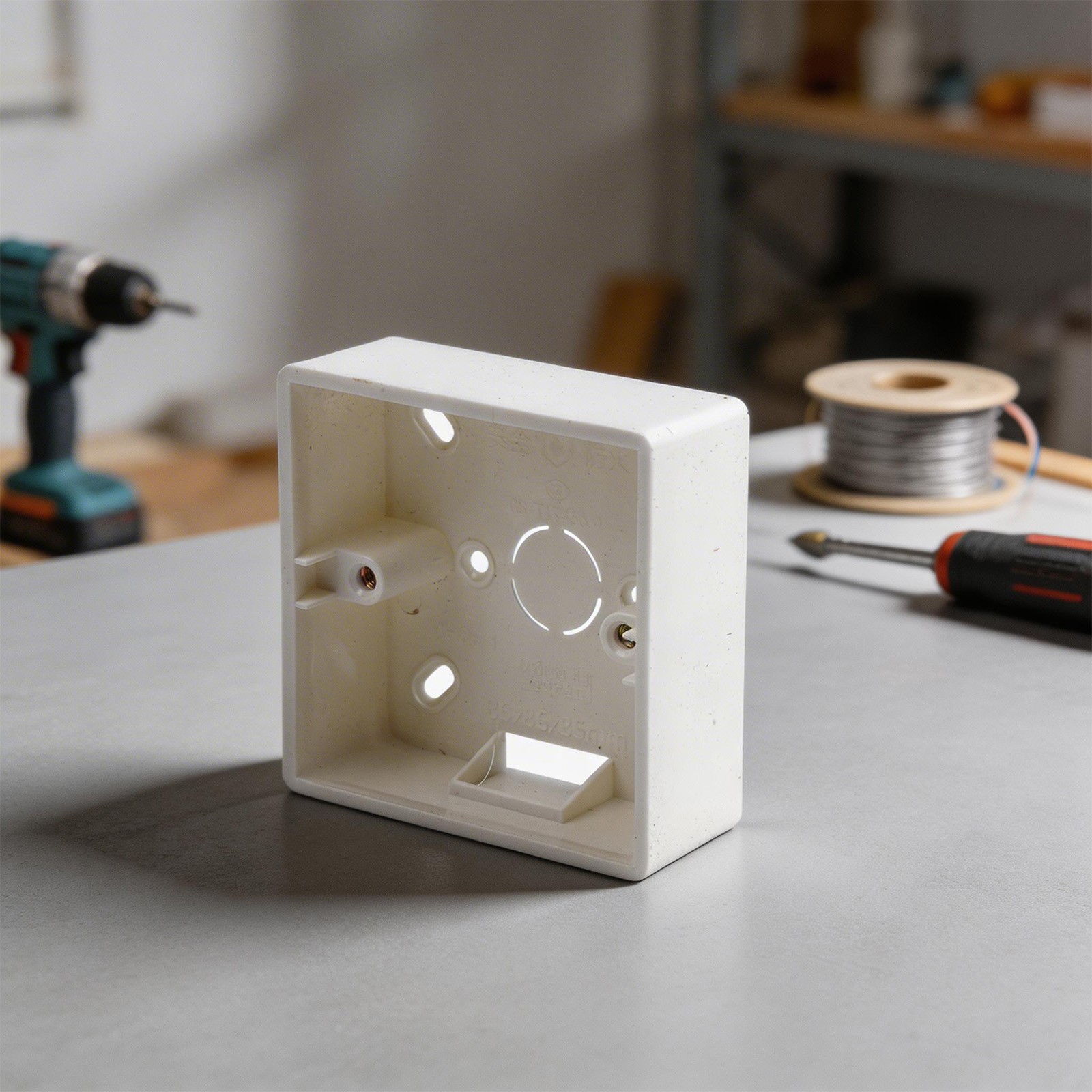 86 Type Switch Socket Junction Box with Strong Resistance for Wall Mount