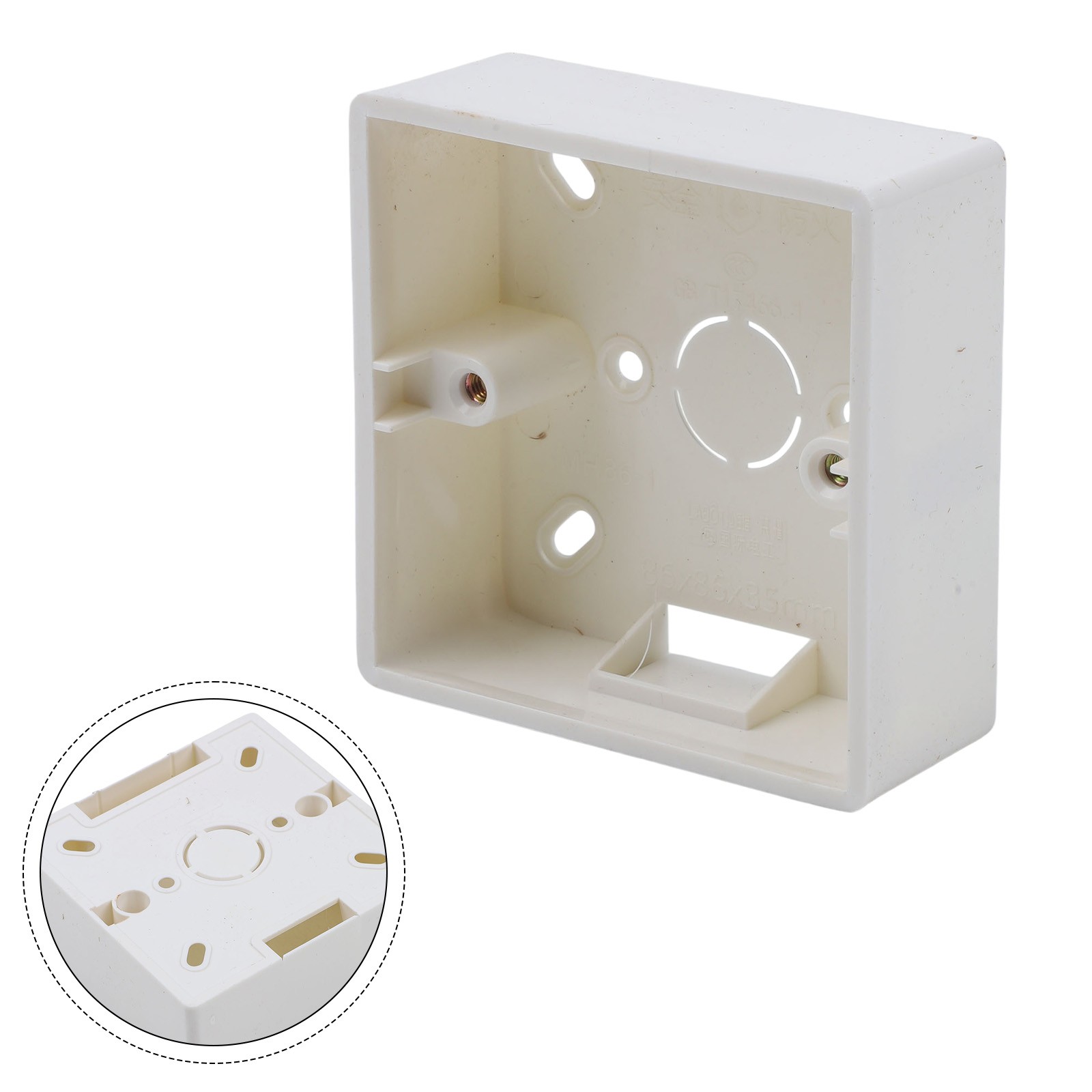86 Type Switch Socket Junction Box with Strong Resistance for Wall Mount