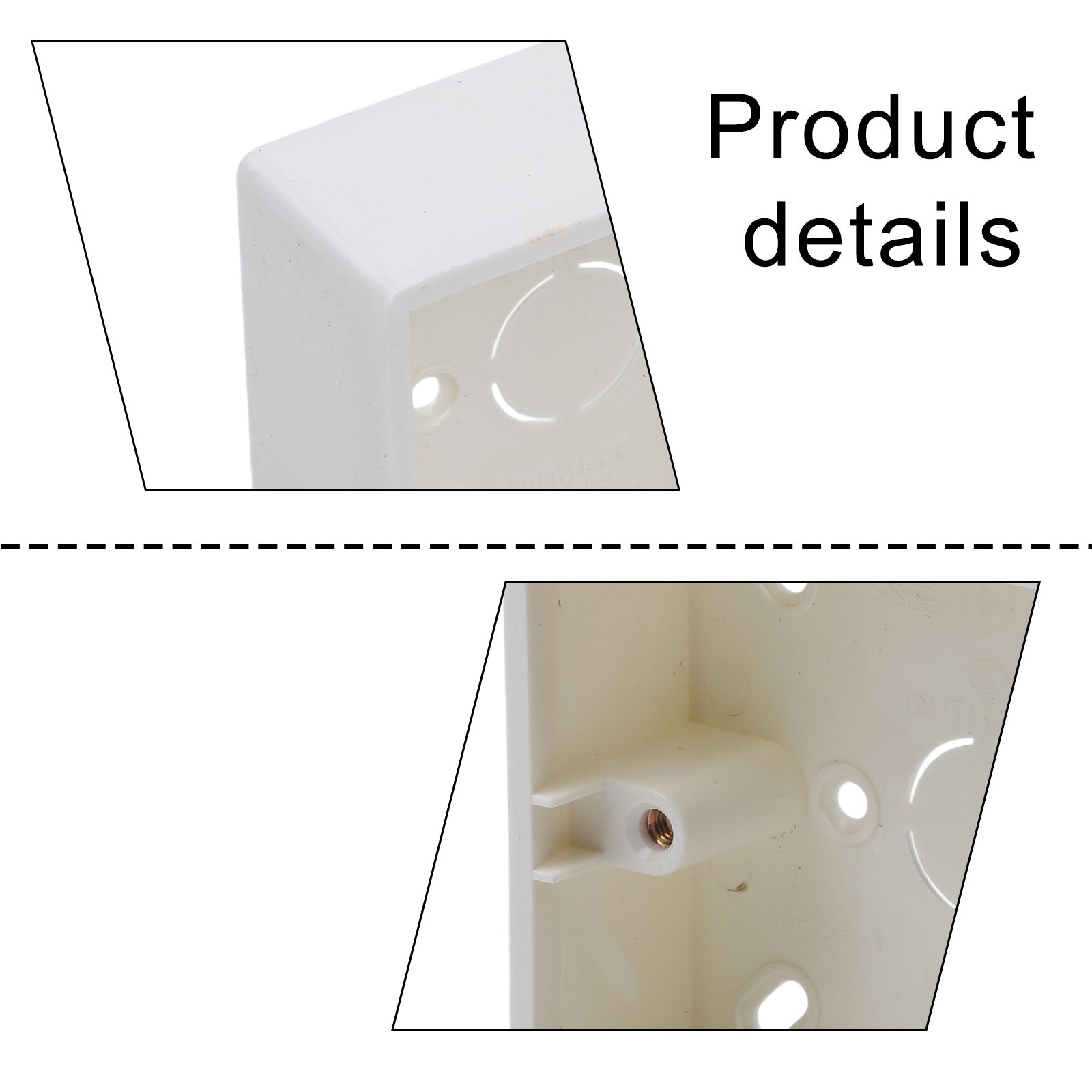 86 Type Switch Socket Junction Box with Strong Resistance for Wall Mount
