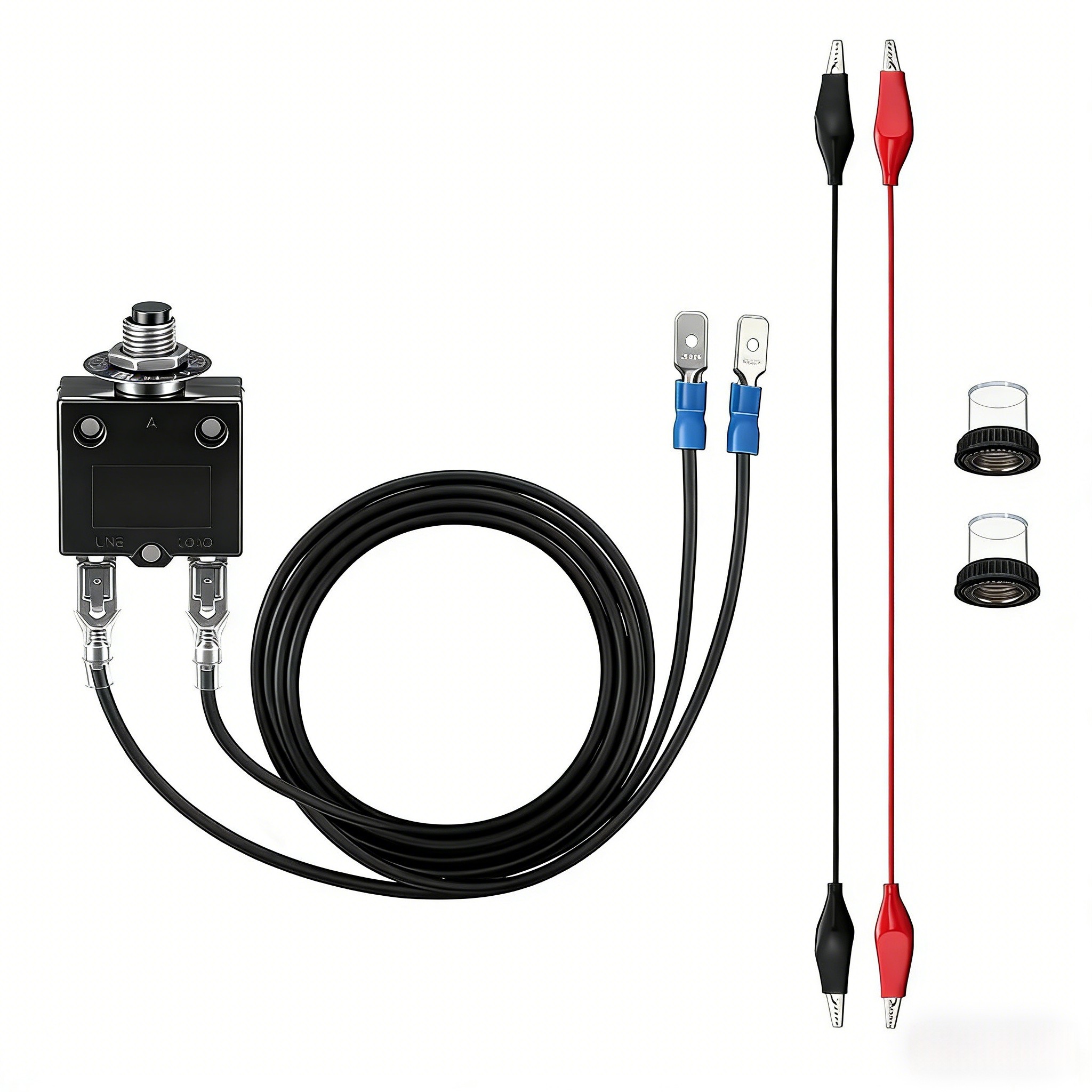Resettable 3AMP 5AMP Fuse Kit for Electrical Experiments and Diagnostic Testing