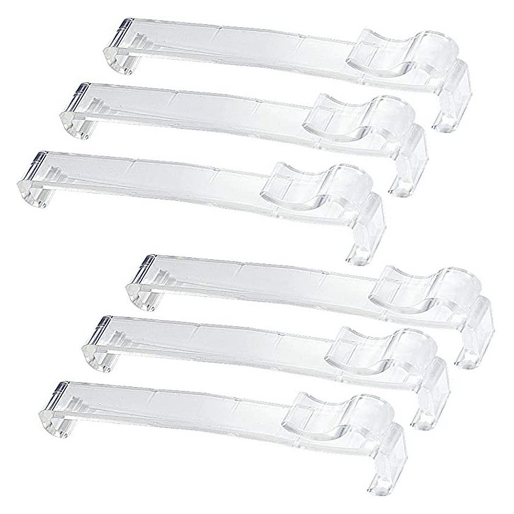 3 Inch Horizontal Blind Valance Replacement Clips Clear Plastic ABS Material