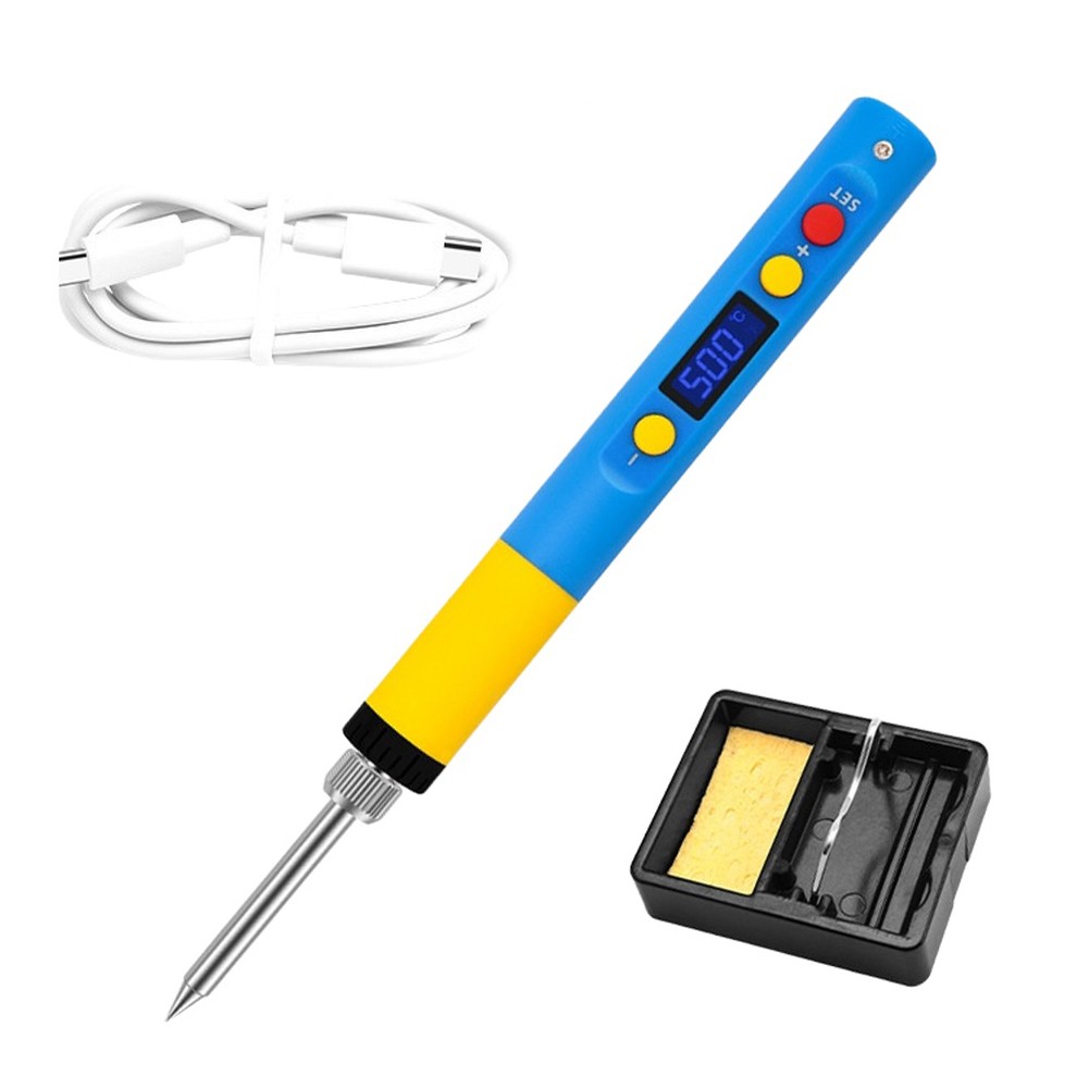 Type C PD/QC Compatible 65W Soldering Iron with LED Temperature Display