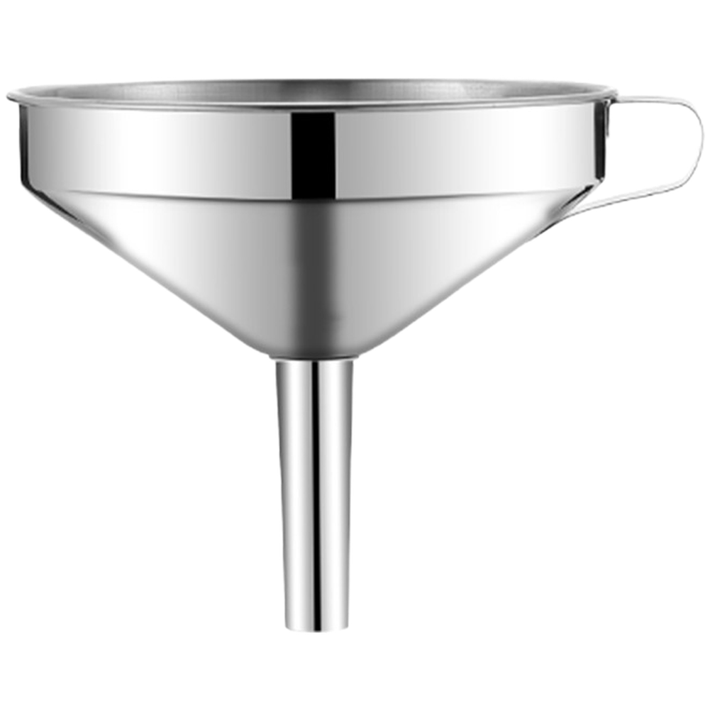 Stainless Steel Funnel for Daily Kitchen Tasks with Ergonomic Handle 11/13/15cm