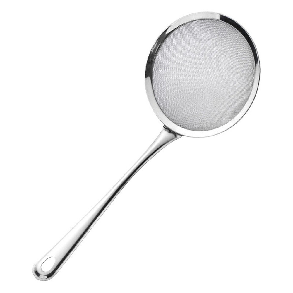 304 Stainless Steel Kitchen Colander with Ergonomic Handle 8 11 14 16 18cm