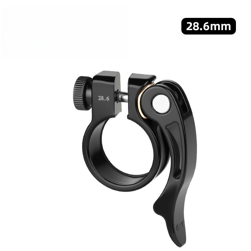 Quick Release Seat Post Clamp Compatible with 28.6mm 31.8mm 34.9mm Frames