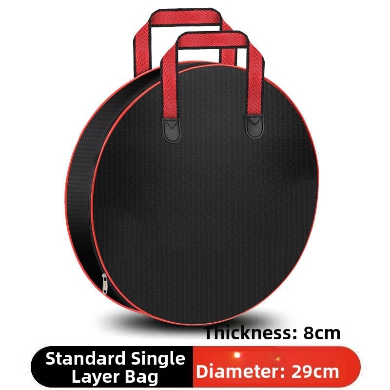 Round Waterproof Canvas Net Bag for Landing Nets Compatible with Sizes #25-#45