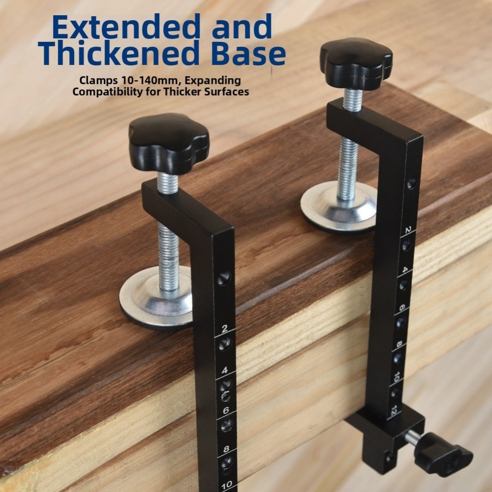 For Woodworking G Clamp Adjustable Opening 143mm Aluminum + Carbon Steel