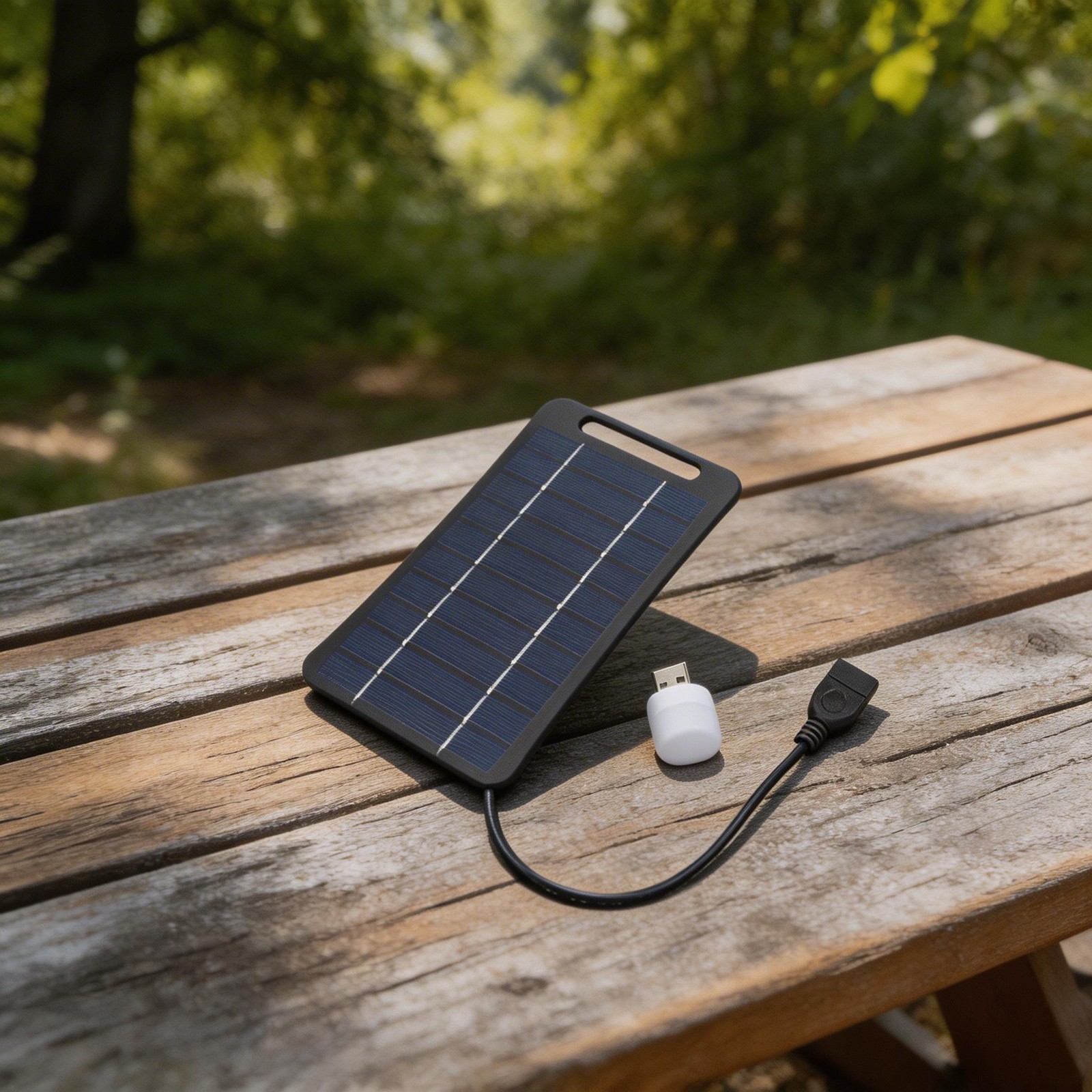 5W5V Solar Panel with USB Waterproof Outdoor Charger for Small Electronics