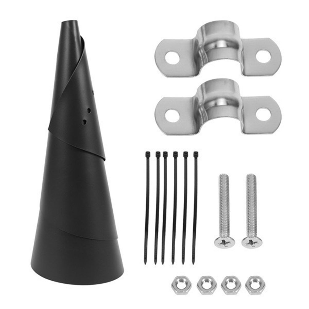 Plastic Squirrel Baffle for Bird Feeder Pole 16 inch Wraparound Design