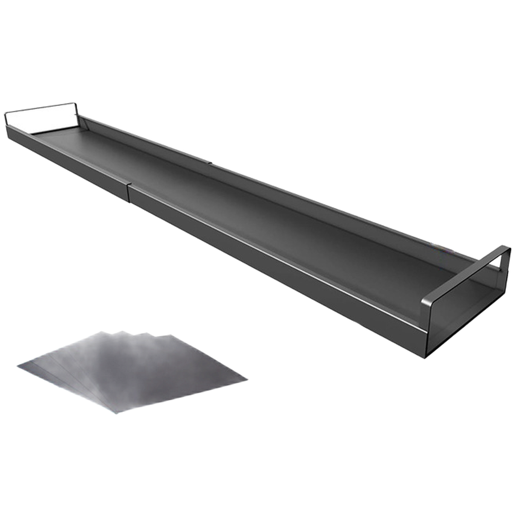 Magnetic Stove Shelf Prevents Items Sliding Easy Installation Adjustable Length