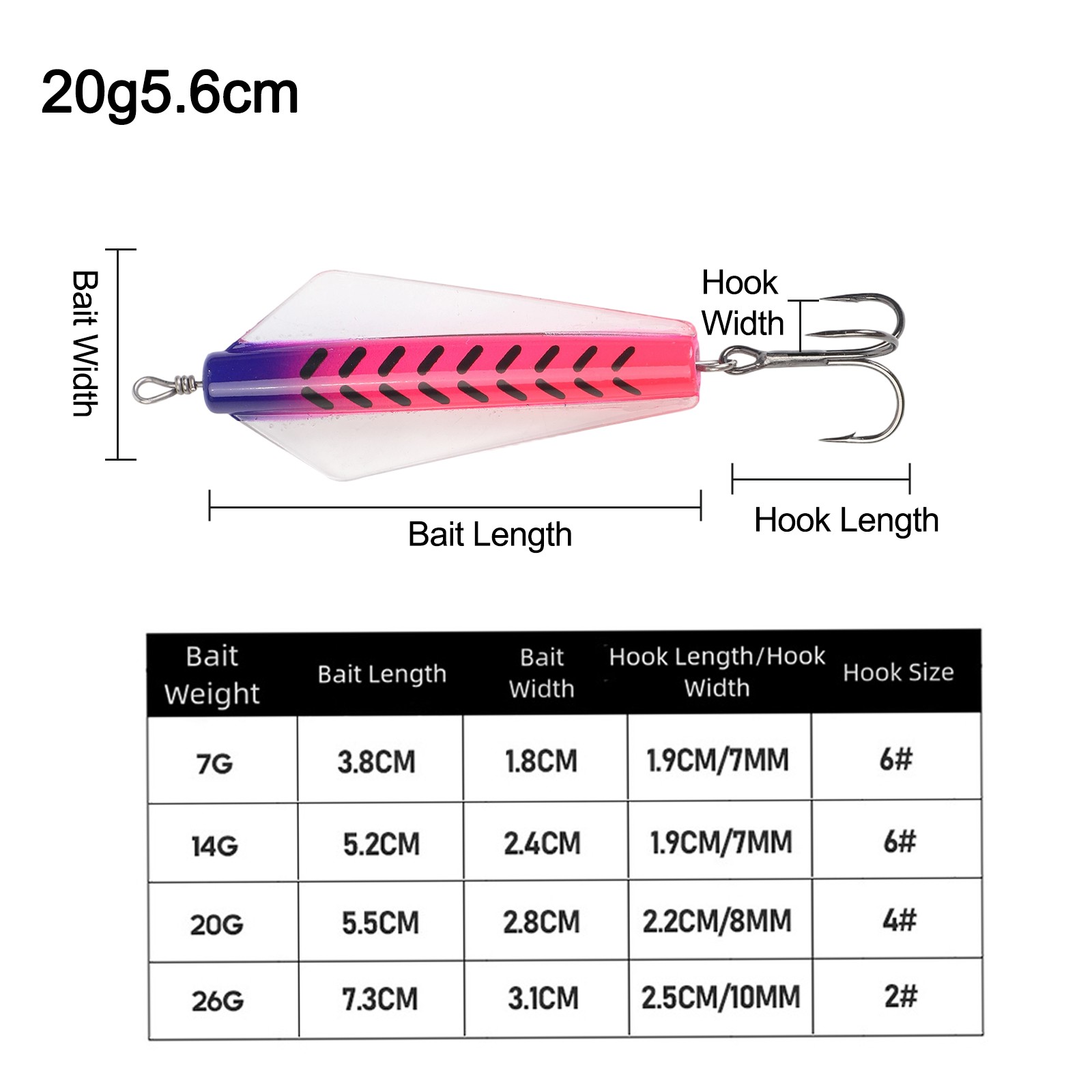 VIB Lure Devil Fishing Bait Spinner Suitable for Different Waters and Fish