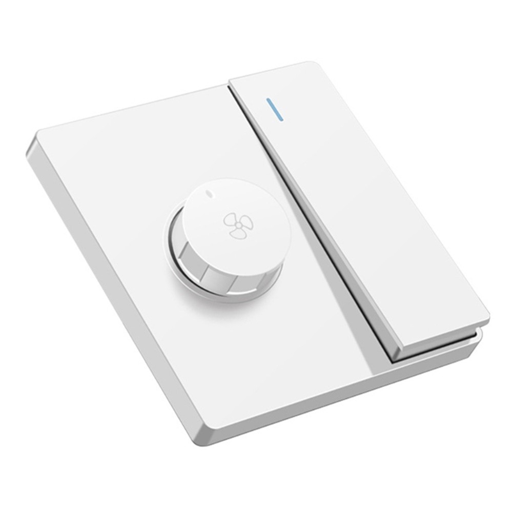 Type 86 1Gang 2Way Light Switch for Dual Use Light and Fan 300W Capacity