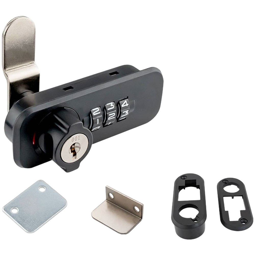 Cam Lock with Visual Indicator for File Cabinet Drawer Office Door Security