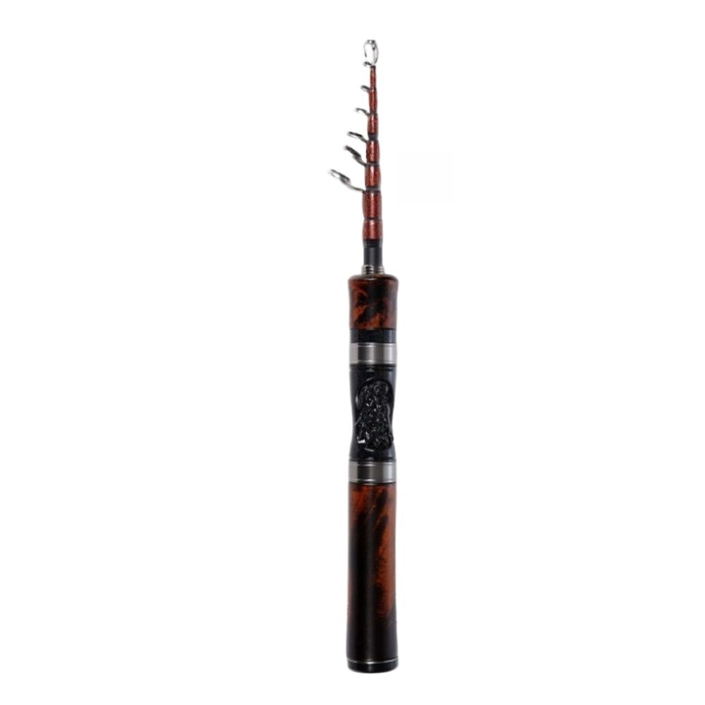 UL Telescopic Fishing Rod 1.5m / 1.8m Medium Fast Carbon Stream Trout Lure Rod