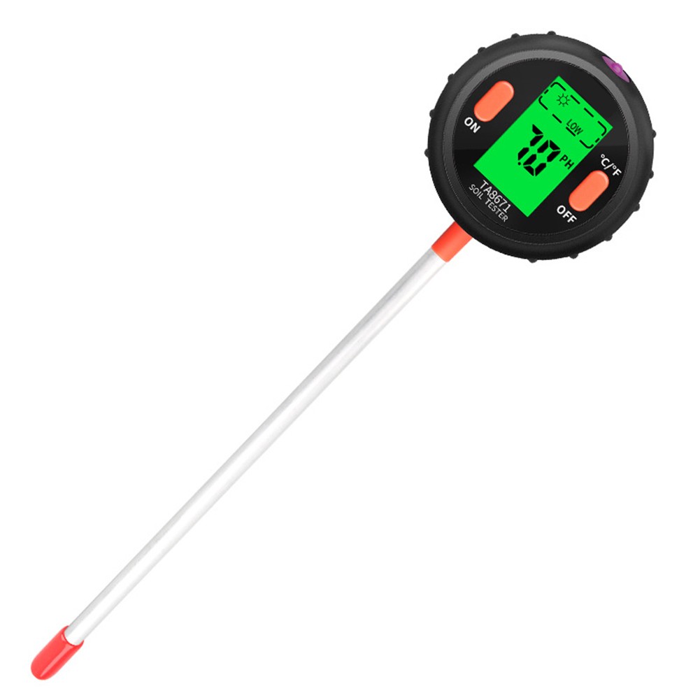 TA8671 TA8672 Soil Tester Measures Soil pH Humidity Light and Air Humidity