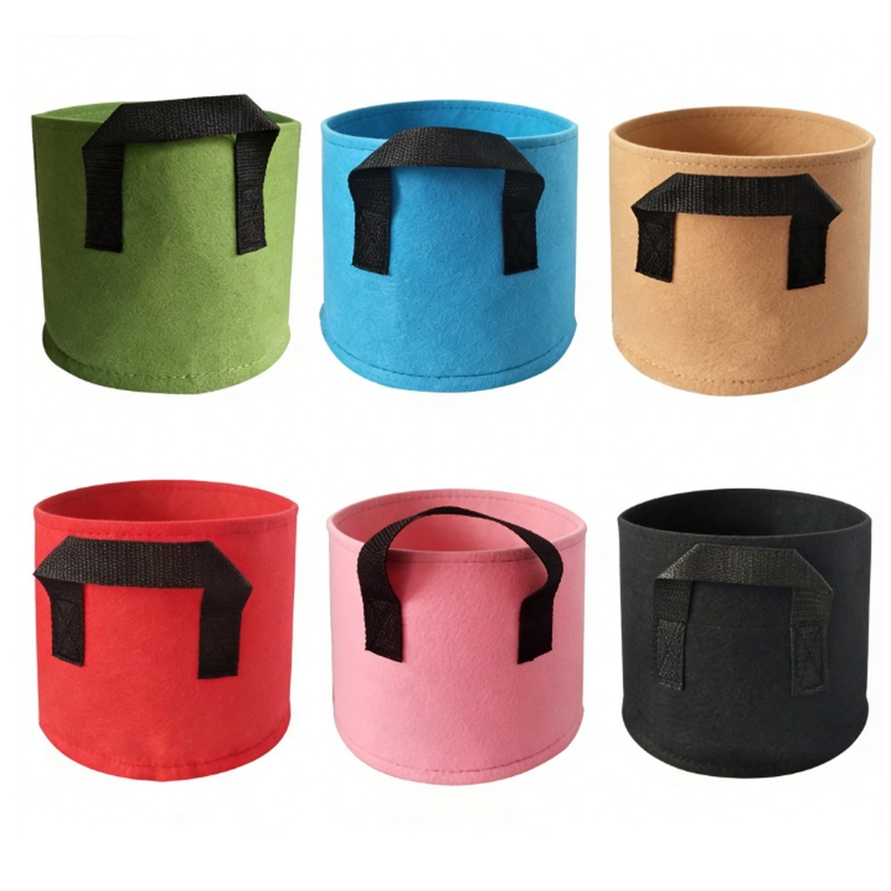 Non Woven Grow Sacks 6PCS with Handles for Vegetables For flowers Herbs