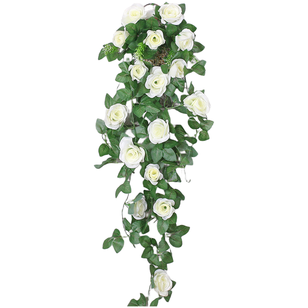 Artificial Flower Wall Garland Made of Silk Fabric for Home Wedding Indoor Use