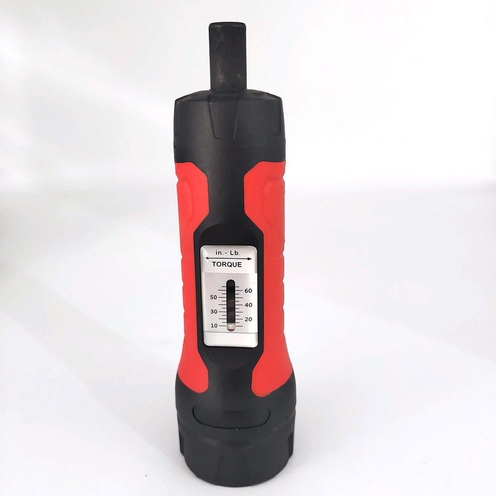 Torque Screwdriver with Adjustable 10-65 in.lb Range and 1/4 Hex Bit Support