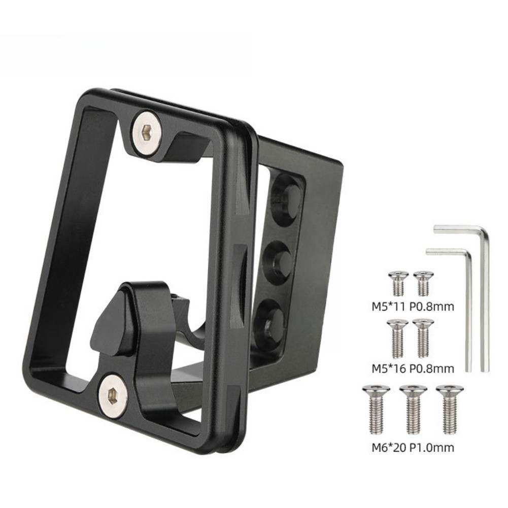 For Folding Bike Front Rack Mount Aluminum Bracket 3 Hole M5 M6 Compatibility
