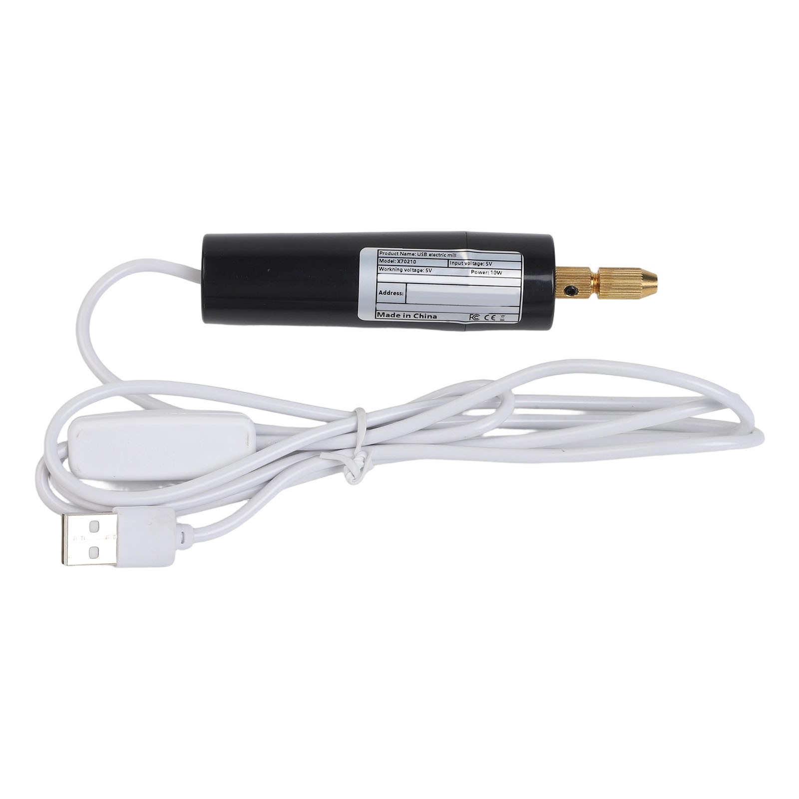 Compact USB Electric Drill Tool for DIY For Woodworking and Craft Applications