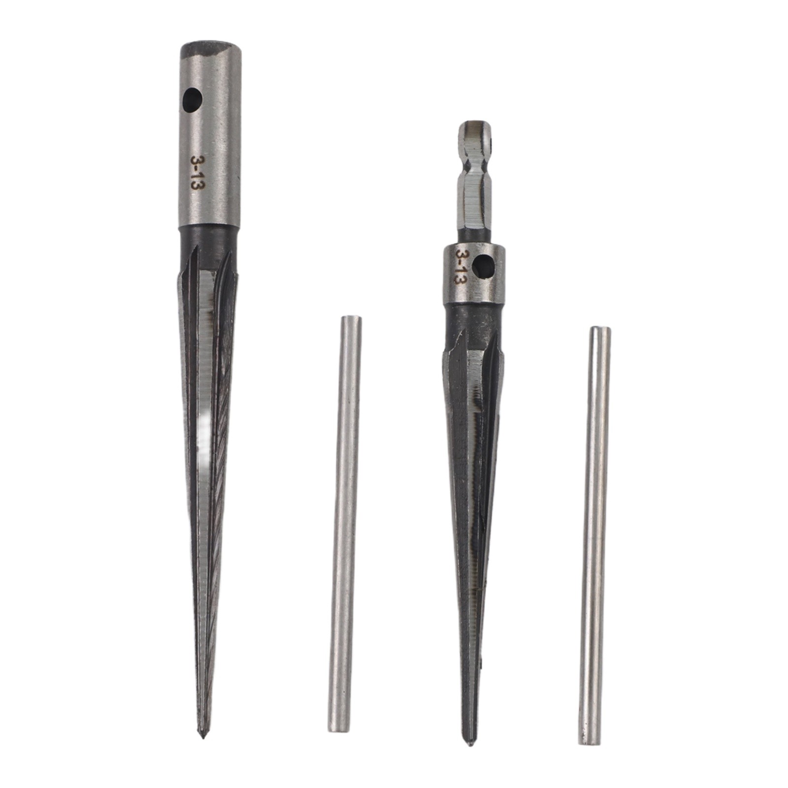 Griff 2 Stck. konisches Reibahlen-Set zur Verwendung mit Standard 14 Sechskantsc - Produktbild 1