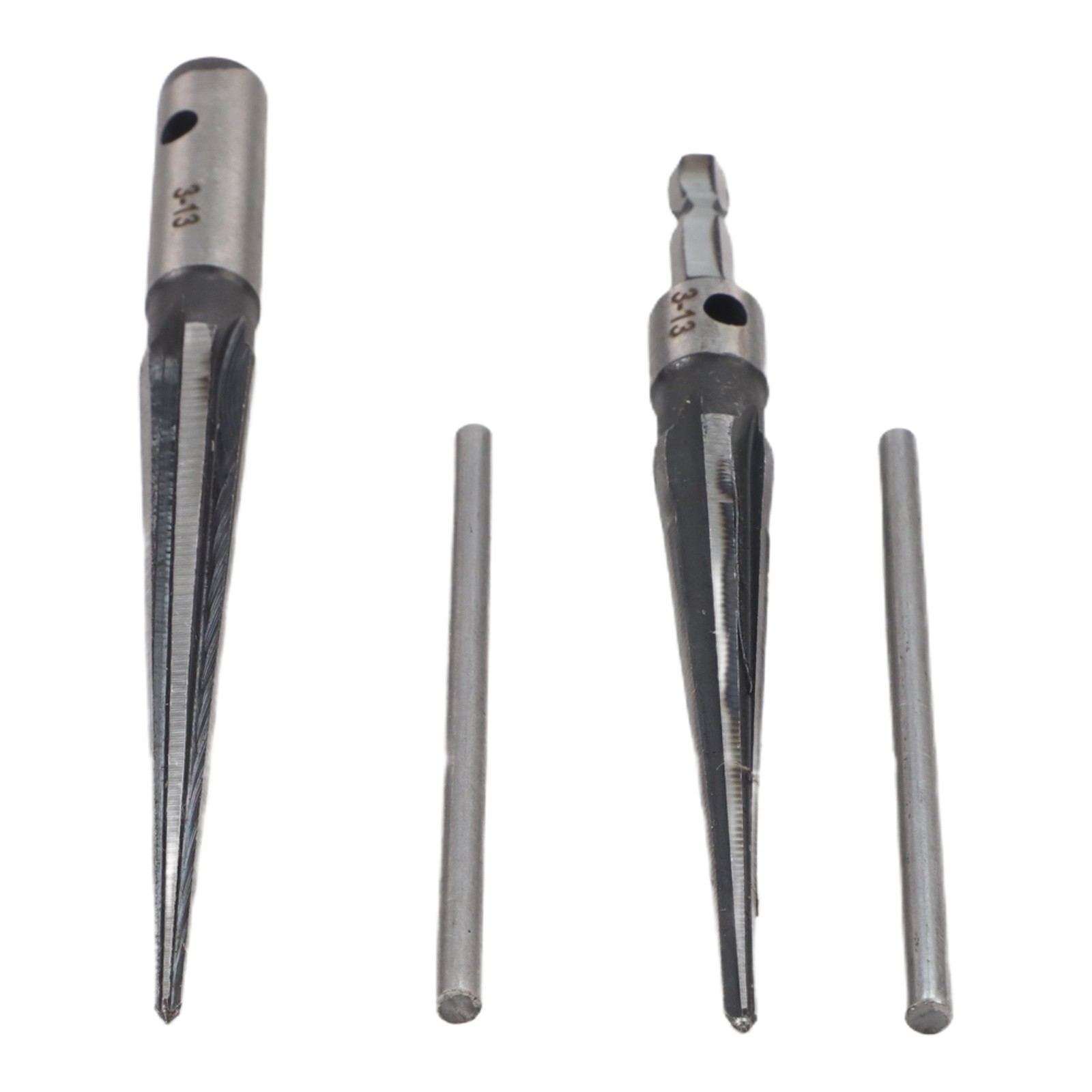 Griff 2 Stck. konisches Reibahlen-Set zur Verwendung mit Standard 14 Sechskantsc - Produktbild 6