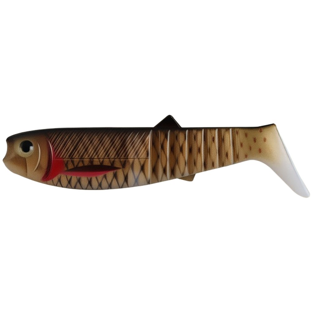 7.5cm 6g T Tail Soft Lure PVC 3D Printed Multi Segment Realistic Appearance