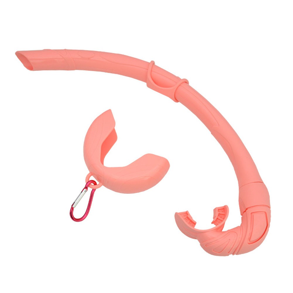 Portable Snorkel with Roll-Up Function and Silicone Keeper for Stability