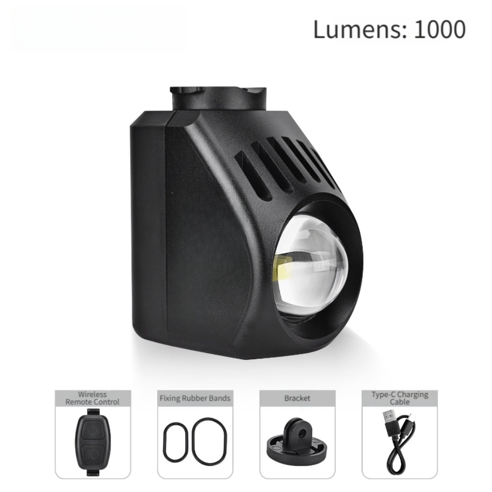 Bicycle Light with Quick Release Mount 1000 1600 Lumens IPX5 Night Riding