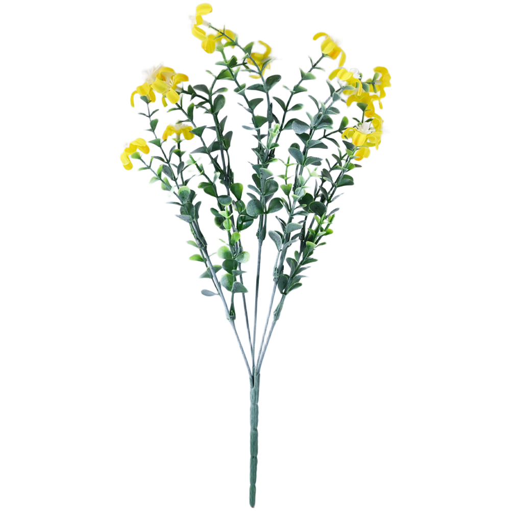 Fake Baby’s Breath Potted Plant Arrangement Lifelike Silk Plastic Flower Decor