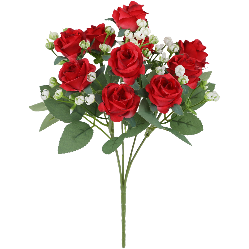 For Wedding Decor Artificial Silk Roses 30cm for Home Styling Photography Props