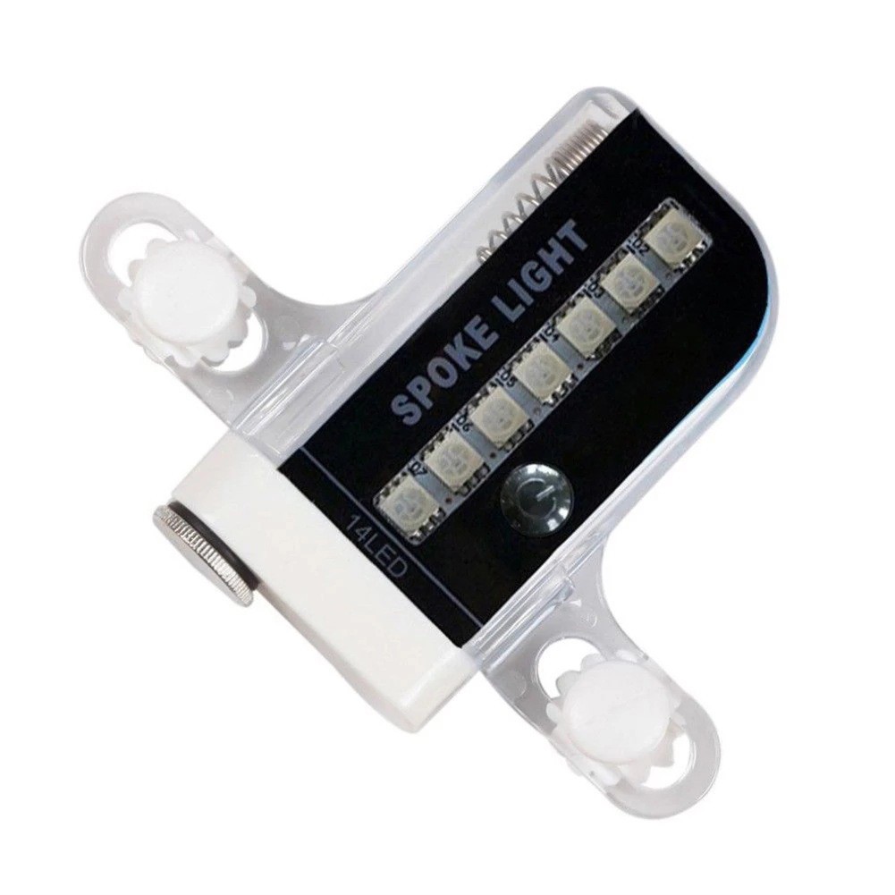 Rechargeable 14 LED Wheel Spoke Light for Bicycle Wheels IPX5 Waterproof