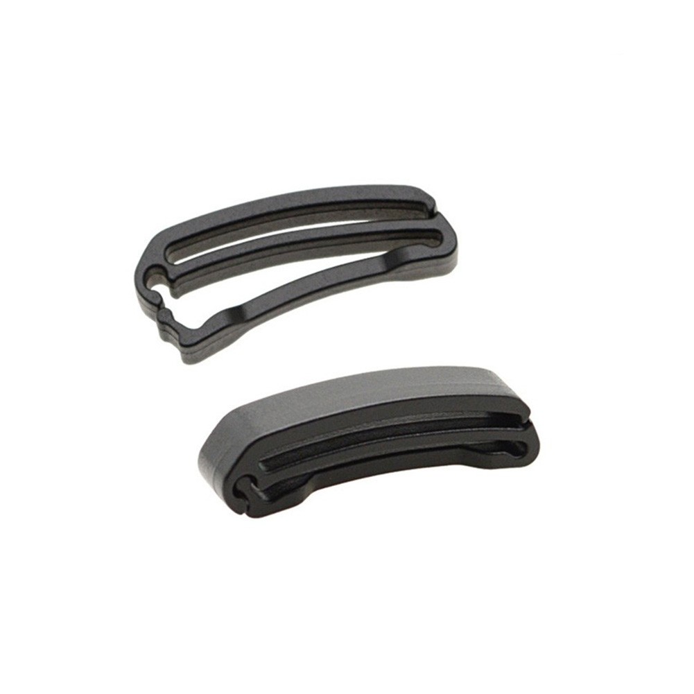 2pcs Quick Slip For Webbing Tail Buckle for Backpack Strap Securing Keeper