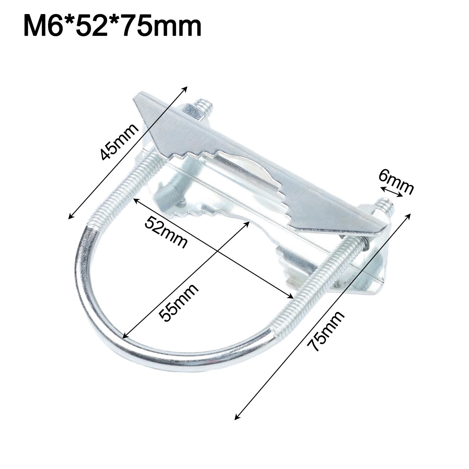 Heavy Duty Antenna Clamp with U Bolt Mast Mounting Bracket for Secure Fix