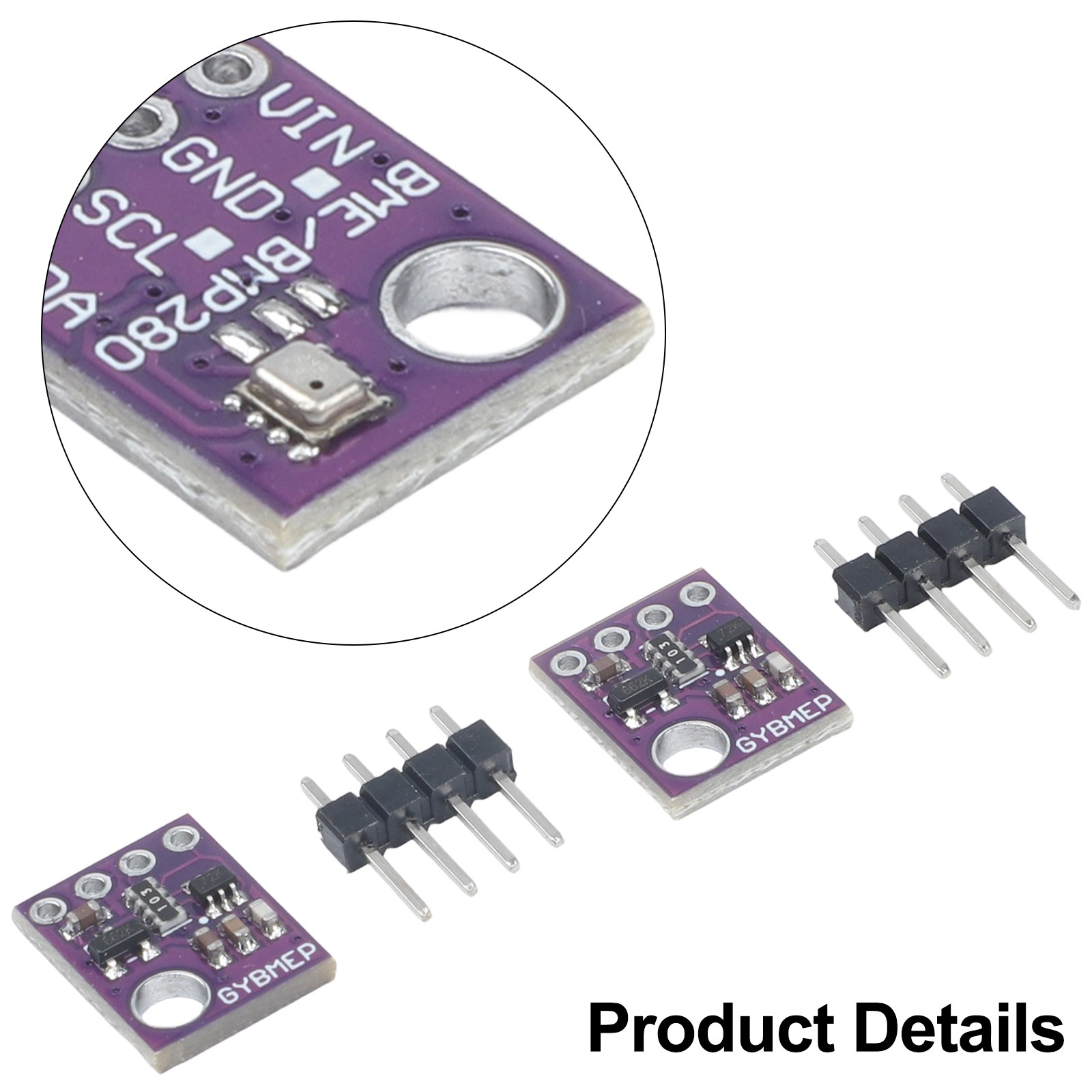 GYBME Sensor Module 2 Pieces Temperature Humidity Pressure Sensor Pack