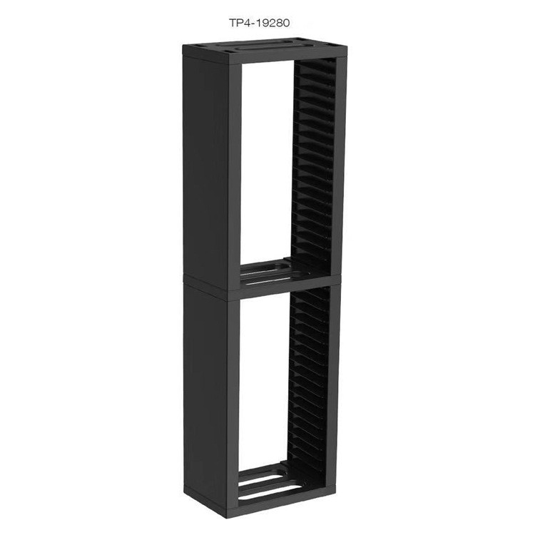 Disc Storage Tower for Video Games and with Built-in Controller Holder