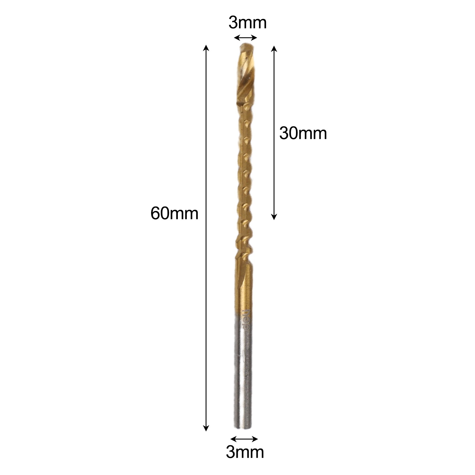 3in1 Drill Bit with Precision Cutting Drilling and Grooving for Woodwork