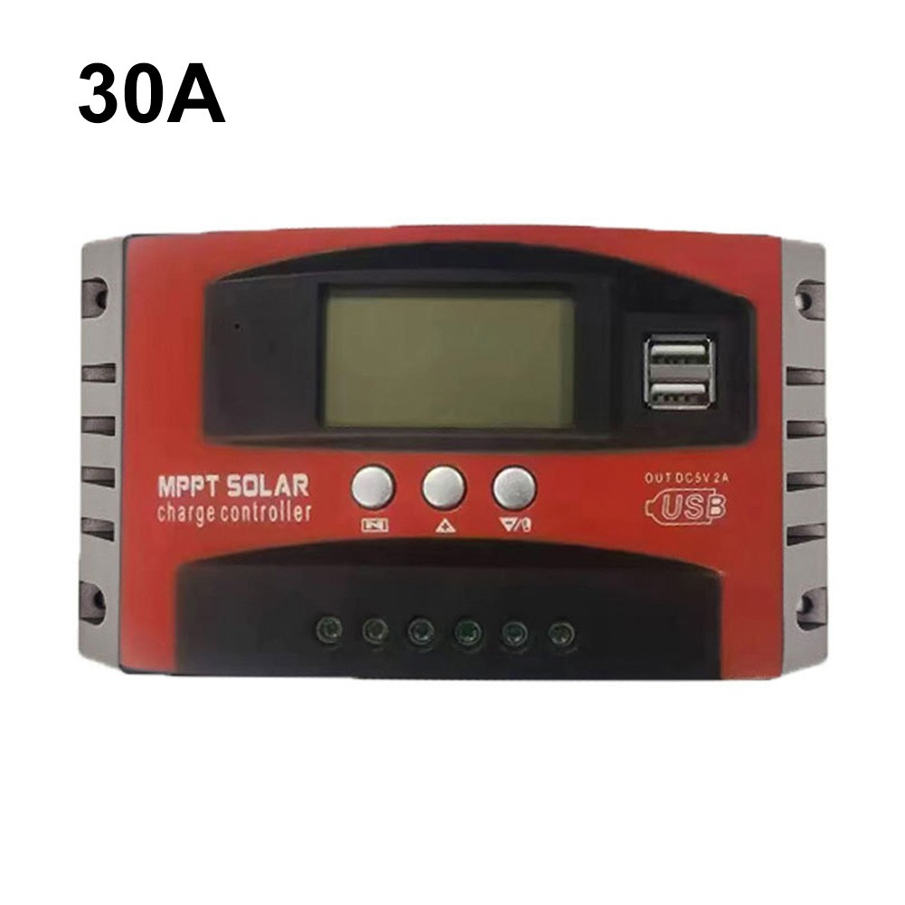 30A 50A 60A 80A 100A For MPPT Solar Charge Controller LCD Display USB Charging