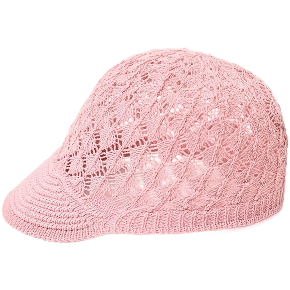 Foldable Womens Equestrian Sun Hat Hollow Design Brimmed Cap for Summer