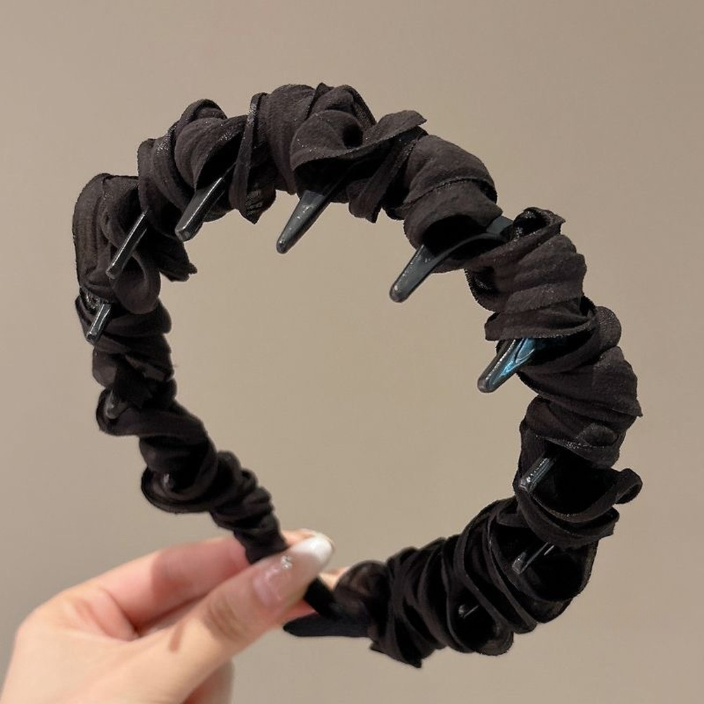 Mesh Wave Headband for Women Elegant Lightweight Breathable Styling Accessory