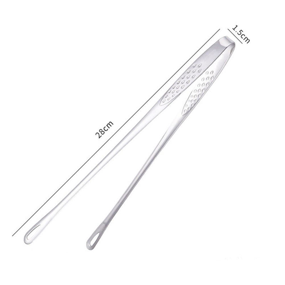 BBQ Tongs 2 Pcs Stainless Steel 24cm 28cm Extended Length Outdoor Grilling