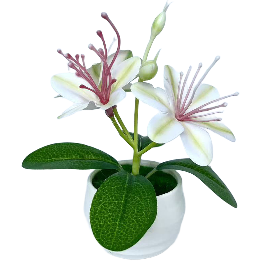 Artificial Jasmine Flower Plant with Flexible Stems for Home Decor Use