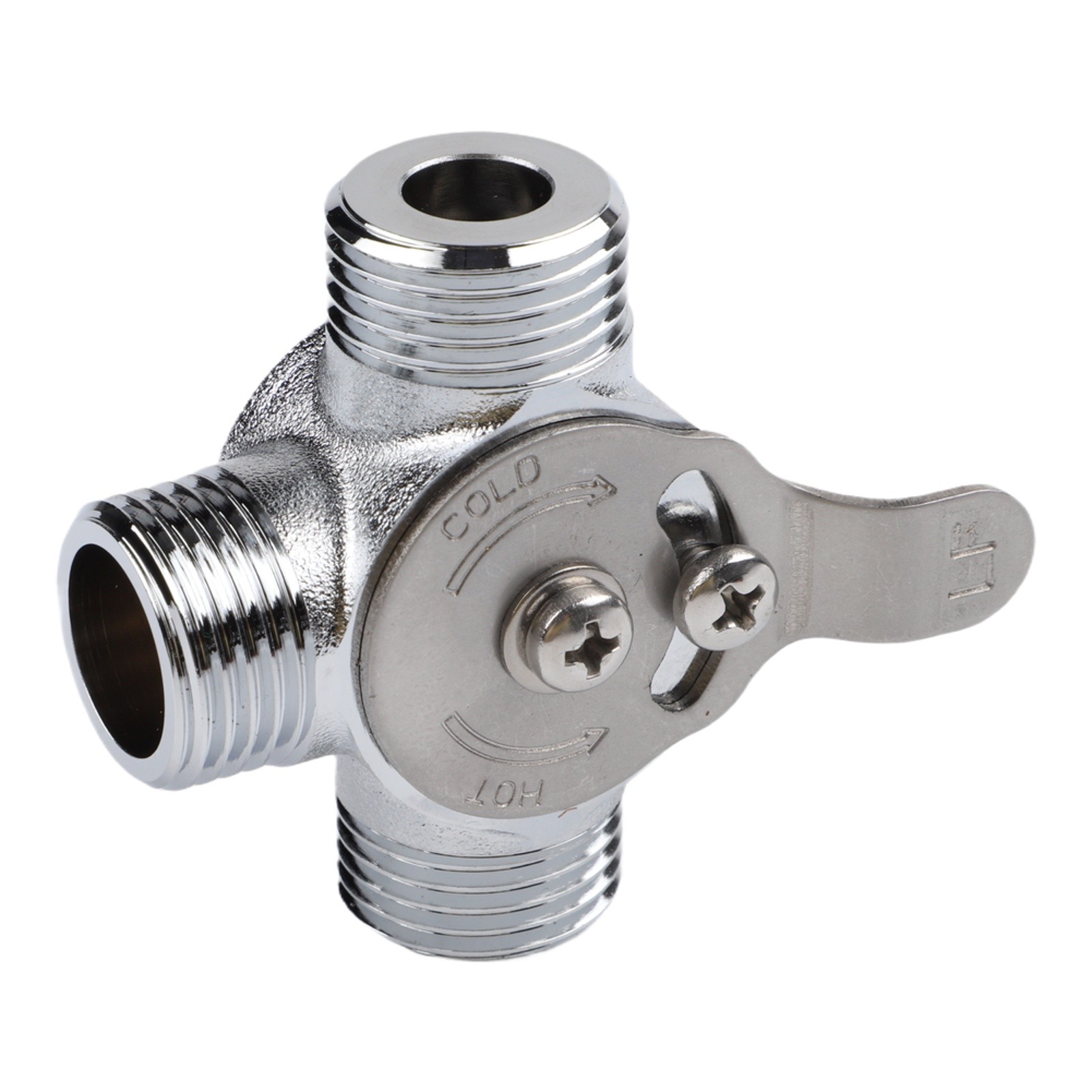 Manual Mixing Valve Hot Cold Water 38 Inch Brass Valve For Kitchen And Bathroom - Produktbild 4